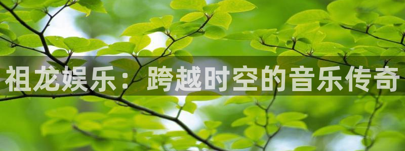 长运娱乐官网登录入口：祖龙娱乐：跨越时空的音乐传奇